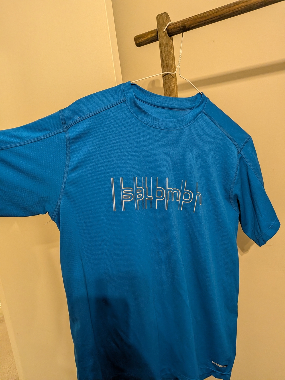 Salomon Men's Bright Blue Short-Sleeve Performance Tee